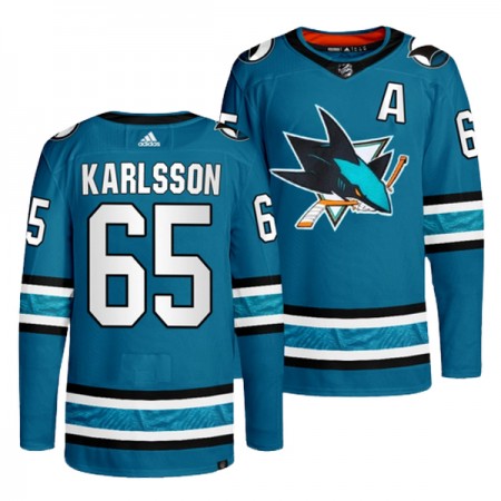 San Jose Sharks tröja Erik Karlsson 65 Teal Authentic - NHL Tröjor Herr San Jose Sharks tröja Erik Karlsson 65 Teal Authentic - NHL Tröjor Herr